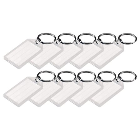 Lucky Line LuckyLine: ID TAG W/783 RING CLEAR LKL-10410